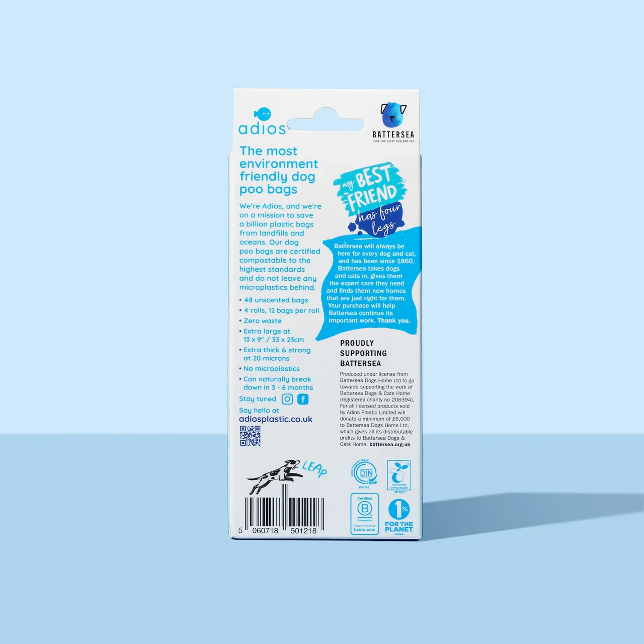 Adios Plastic Battersea Compostable Poop Bags - Image 3