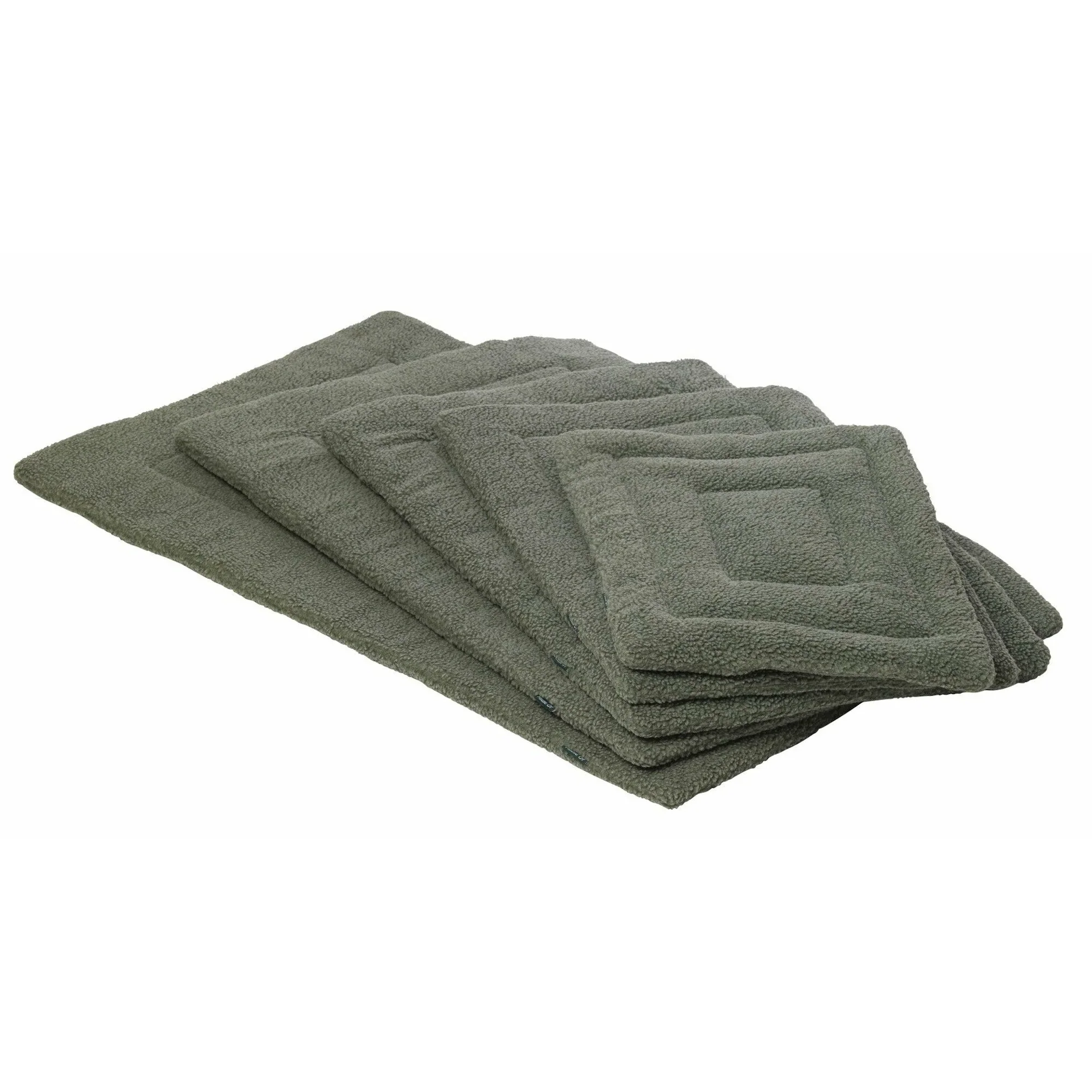 Moss Berber Fleece Dog Crate Mat - Image 3