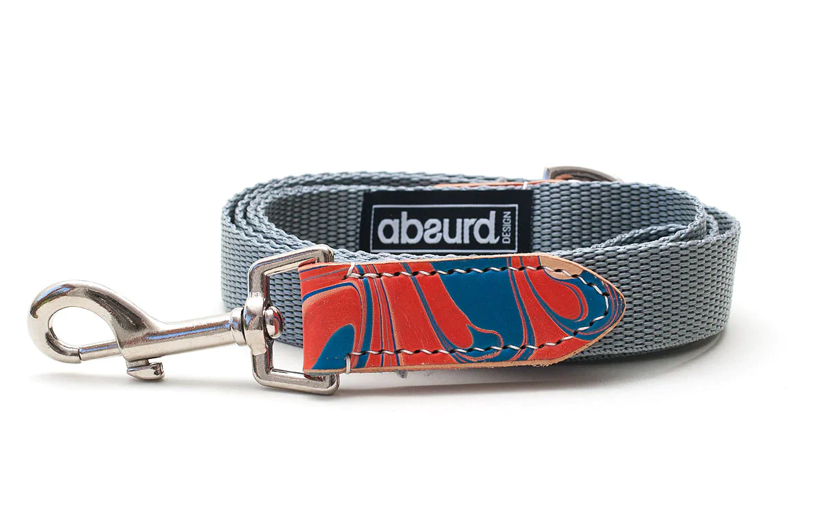 Patterned Leather Dog Leads - Image 4