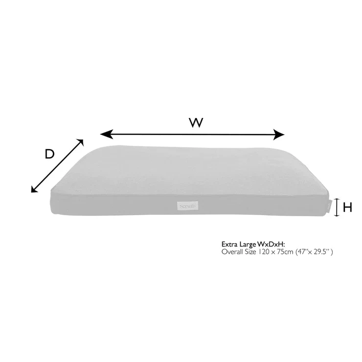 Scruffs Harvard Memory Foam Mattress - Graphite Grey - Image 3