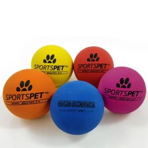 SportsPet Tough Bounce Rubber Ball - Image 4